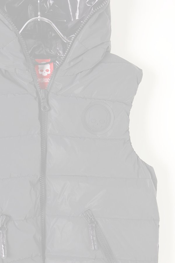 画像3:   HYDROGEN×DUVETICA ハイドロゲン×デュベティカ ARISTEO VEST BLACK REFLEX HYDROGEN BY DUVETICA{210-10711001-150-AIA} (3)