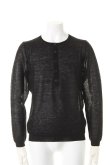 画像1: ANN DEMEULEMEESTER アンドゥムルメステール KNIT MARVEL BLACK{2101141011-013(1414014256)-ADS} (1)