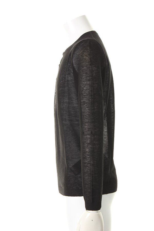 画像3: 【 50%OFF セール118,800円→59,400円】 ANN DEMEULEMEESTER アンドゥムルメステール KNIT MARVEL BLACK{2101141011-013(1414014256)-ADS} (3)