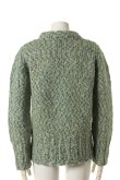 画像2: ANN DEMEULEMEESTER アンドゥムルメステール KNIT FILLMORE TURQUOISE MELANGE{1602-4032-260-055-AFA} (2)