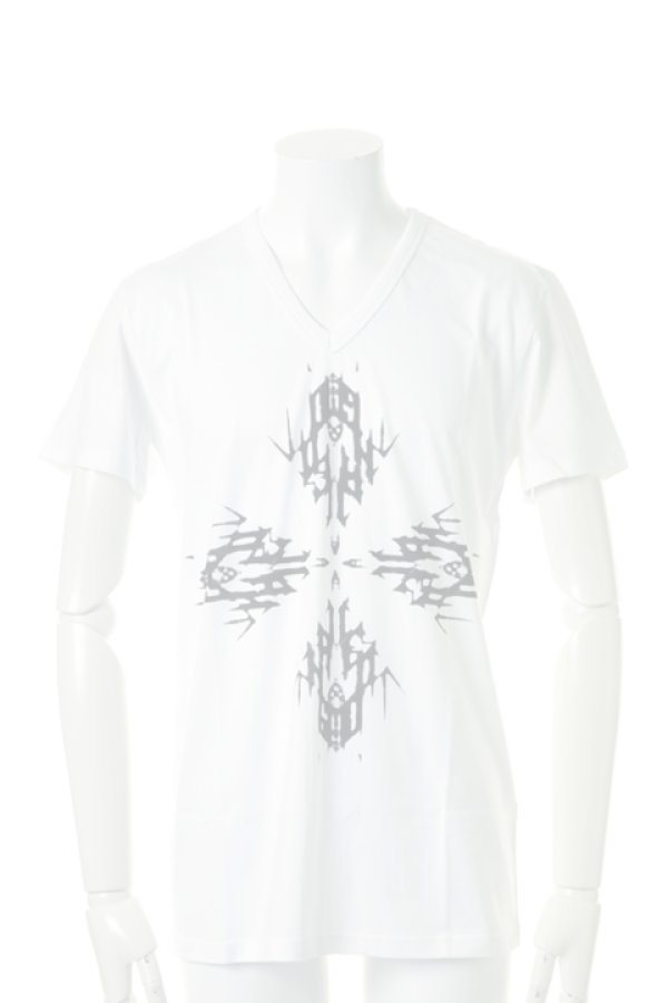 画像1:  {SOLD} ANN DEMEULEMEESTER アンドゥムルメステール TOP SERAPHIN WHITE + PRINT PRIDE BLACK {2101332011-004(132-3855/220)-ACA}  :2101332011-004-7  (1)
