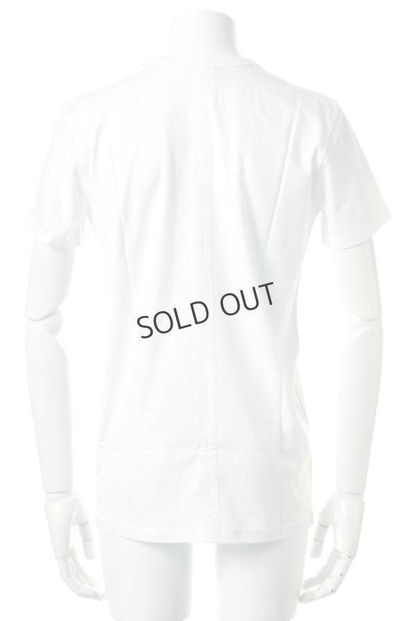 画像2: {SOLD}ANN DEMEULEMEESTER アンドゥムルメステール TOP SERAPHIN WHITE + PRINT PRIDE BLACK{2101332011-004(132-3855/220)-ACA} (2)