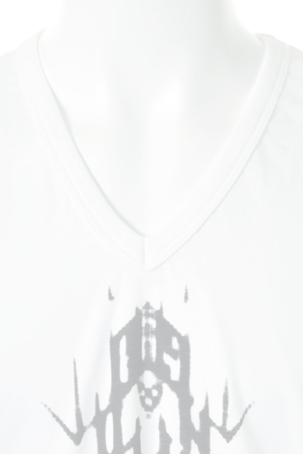 画像3:  {SOLD} ANN DEMEULEMEESTER アンドゥムルメステール TOP SERAPHIN WHITE + PRINT PRIDE BLACK {2101332011-004(132-3855/220)-ACA}  :2101332011-004-7  (3)
