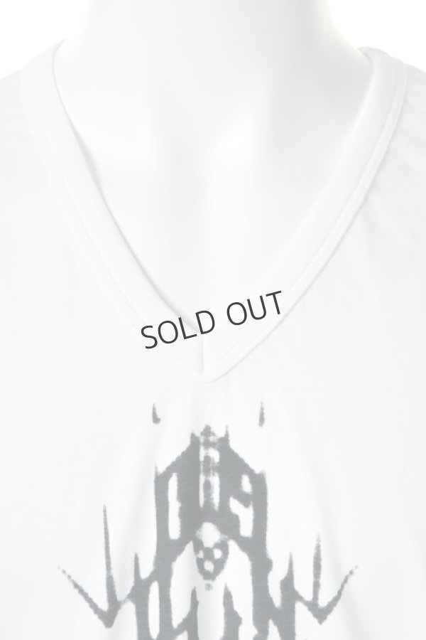 画像3: {SOLD}ANN DEMEULEMEESTER アンドゥムルメステール TOP SERAPHIN WHITE + PRINT PRIDE BLACK{2101332011-004(132-3855/220)-ACA} (3)