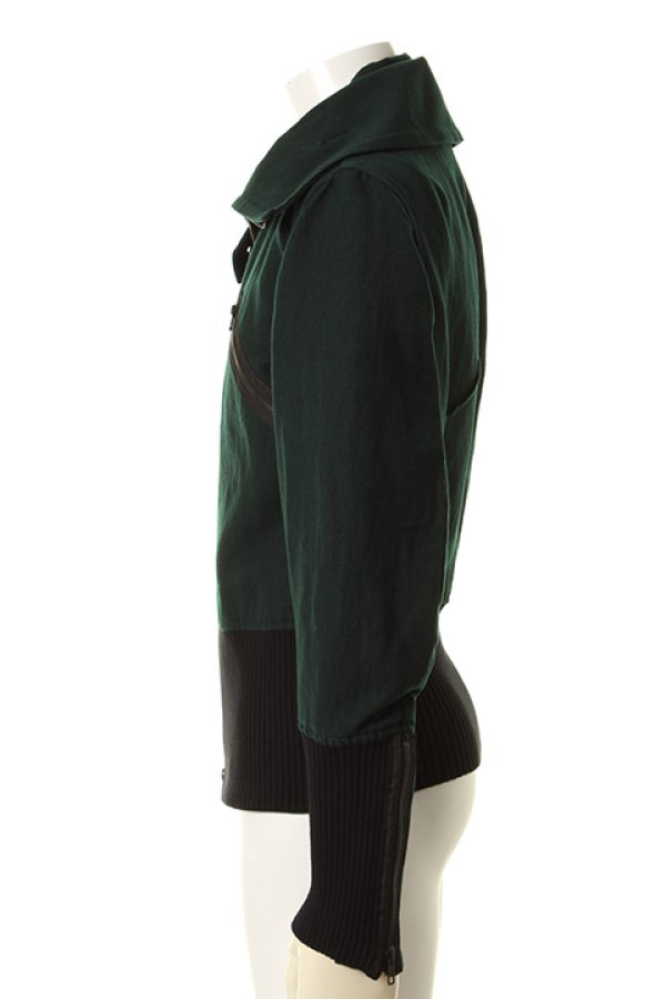 画像3: 【 50%OFF セール280,500円→140,250円】 ANN DEMEULEMEESTER アンドゥムルメステール BOMBER JACKET MONROE PINE{1602-3002-202-049-AFA} (3)