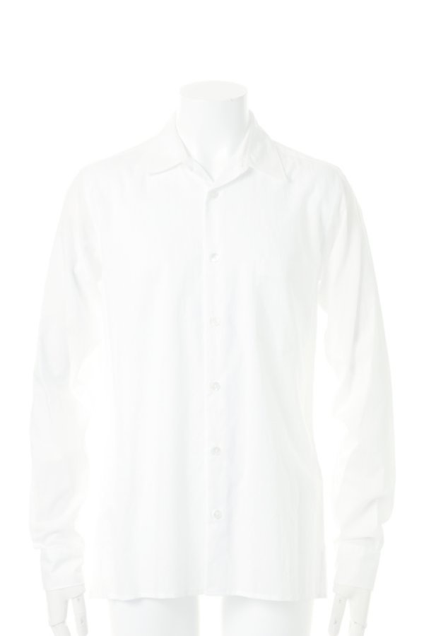 画像1:  {SOLD} ANN DEMEULEMEESTER アンドゥムルメステール SHIRT COTONE WHITE {2101832007-004(132-3606/120)-ACA}  :2101832007-004  (1)