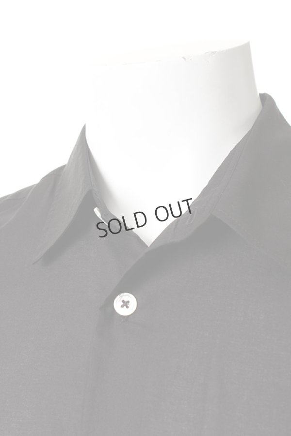 画像4: {SOLD}ANN DEMEULEMEESTER アンドゥムルメステール SHIRT COTONE BLACK{2101841001-013(1413600120)-ADS} (4)