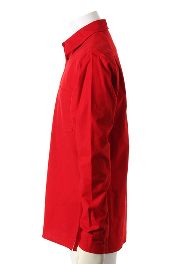 画像3: 【 50%OFF セール61,600円→30,800円】 ANN DEMEULEMEESTER アンドゥムルメステール SHIRT GRATTE RED{21-01-852024-00/152-3610-154-AEA} (3)
