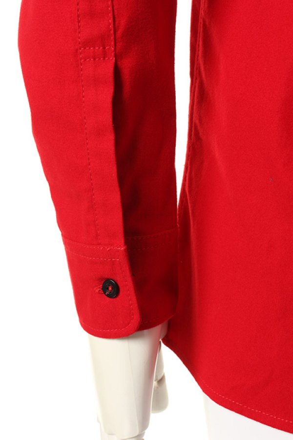 画像5: 【 50%OFF セール61,600円→30,800円】 ANN DEMEULEMEESTER アンドゥムルメステール SHIRT GRATTE RED{21-01-852024-00/152-3610-154-AEA} (5)