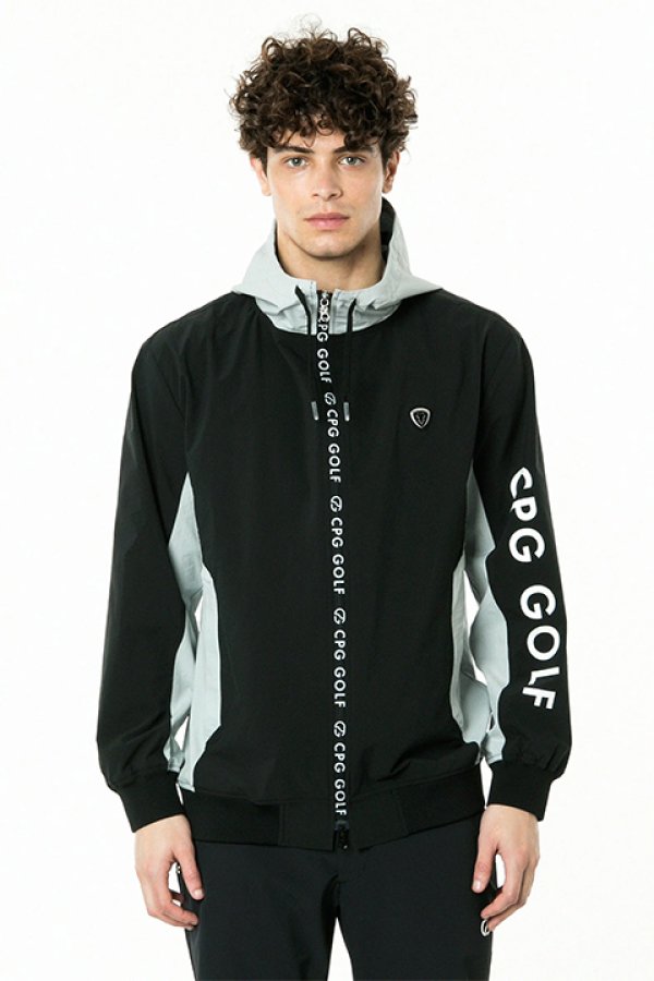 画像1: 【周年記念 24%OFF ｜56,100円→42,636円】 CPG GOLF シーピージーゴルフ 2WAYストレッチタフタトラックジャケット{-BDS} (1)