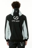 画像2: 【周年記念 24%OFF ｜56,100円→42,636円】 CPG GOLF シーピージーゴルフ 2WAYストレッチタフタトラックジャケット{-BDS} (2)