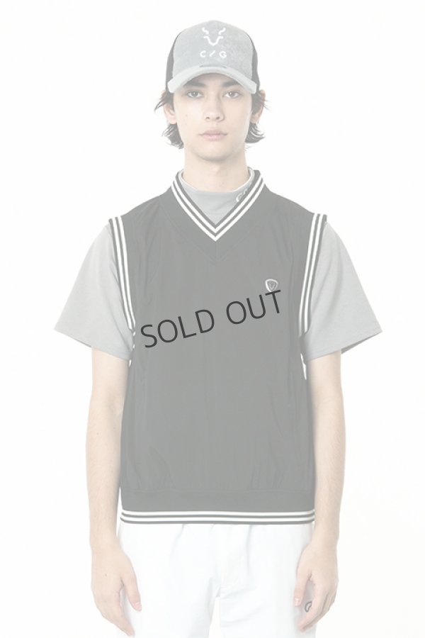 画像1: {SOLD}CPG GOLF シーピージーゴルフ ストレッチタフタベスト{-BDS} (1)