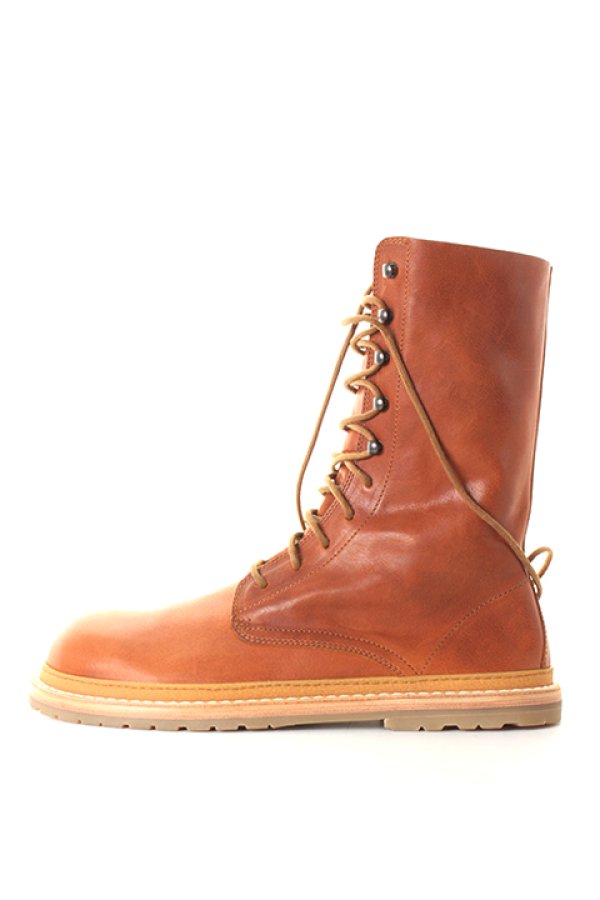 画像1: 【 50%OFF セール180,400円→90,200円】 ANN DEMEULEMEESTER アンドゥムルメステール SHOES BOZO BROWN{2103941011-041(1414206342)-ADS} (1)