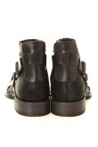 画像3: ANN DEMEULEMEESTER アンドゥムルメステール SHOES ARGO NERO+VITELLO OLIO LAVATO NERO{1602-4202-355-099-AFA} (3)