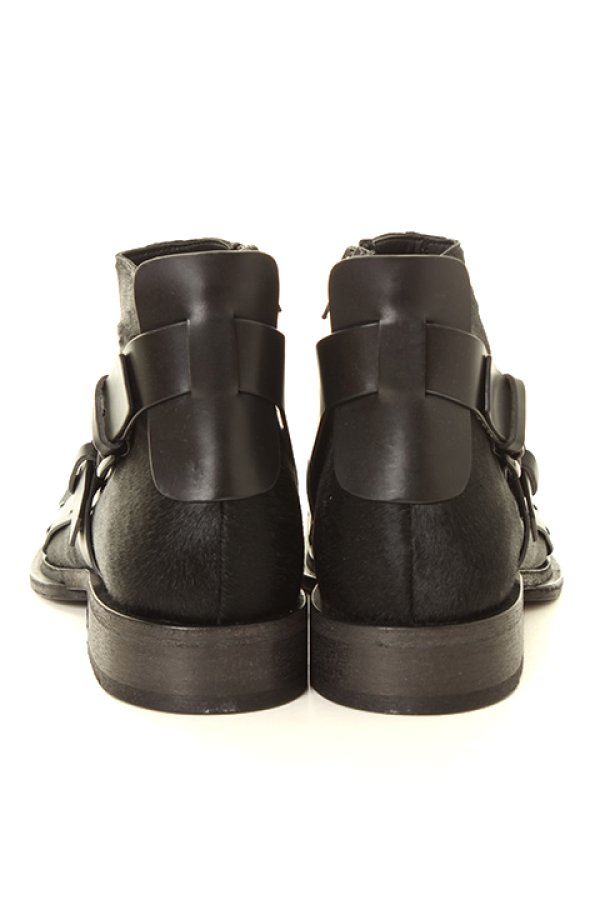 画像3: 【 50%OFF セール250,800円→125,400円】 ANN DEMEULEMEESTER アンドゥムルメステール SHOES ARGO NERO+VITELLO OLIO LAVATO NERO{1602-4202-355-099-AFA} (3)