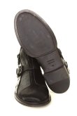 画像5: ANN DEMEULEMEESTER アンドゥムルメステール SHOES ARGO NERO+VITELLO OLIO LAVATO NERO{1602-4202-355-099-AFA} (5)