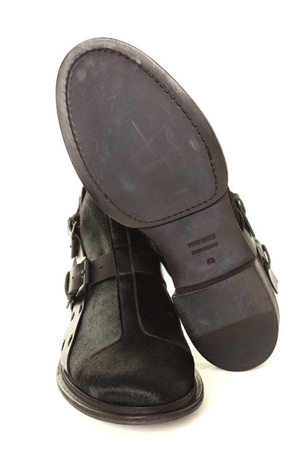 画像5: 【 50%OFF セール250,800円→125,400円】 ANN DEMEULEMEESTER アンドゥムルメステール SHOES ARGO NERO+VITELLO OLIO LAVATO NERO{1602-4202-355-099-AFA} (5)