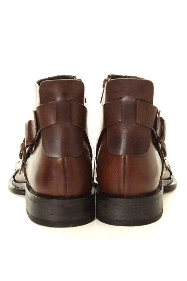 画像3: 【 50%OFF セール220,000円→110,000円】 ANN DEMEULEMEESTER アンドゥムルメステール SHOES VITELLO OLIO LAVATO BROW{1602-4202-372-060-AFA} (3)