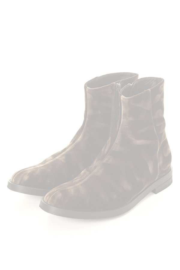 画像2:   ANN DEMEULEMEESTER アンドゥムルメステール VELVET LAV VISONE {21-03-972010-00-048／1702-4208-412-080-AGA}  :2103972010-048  (2)