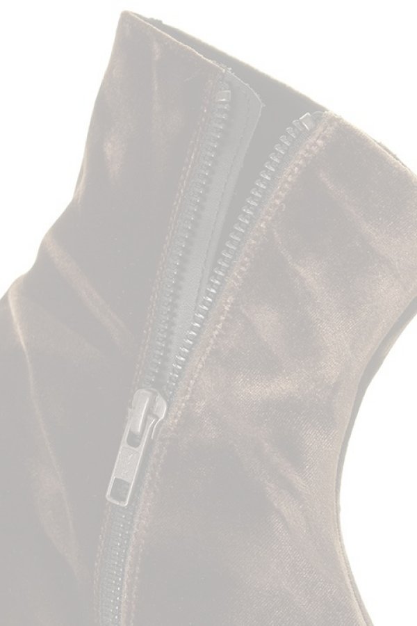 画像4:   ANN DEMEULEMEESTER アンドゥムルメステール VELVET LAV VISONE {21-03-972010-00-048／1702-4208-412-080-AGA}  :2103972010-048  (4)