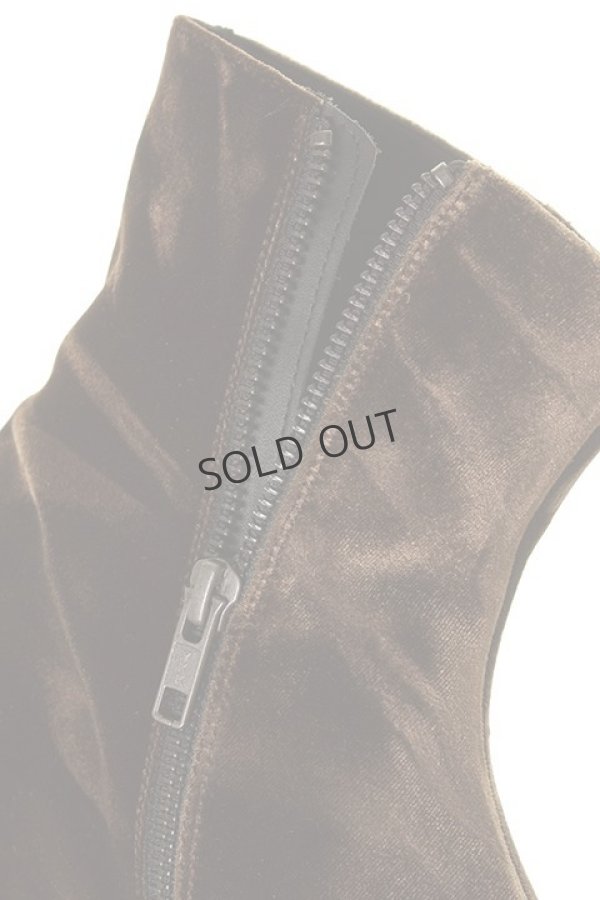 画像4: {SOLD}ANN DEMEULEMEESTER アンドゥムルメステール VELVET LAV VISONE{21-03-972010-00-048/1702-4208-412-080-AGA} (4)