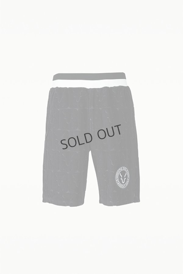 画像1: {SOLD}CPG GOLF シーピージーゴルフ ロゴJQ柄パイル ショートパンツ{-BDS} (1)