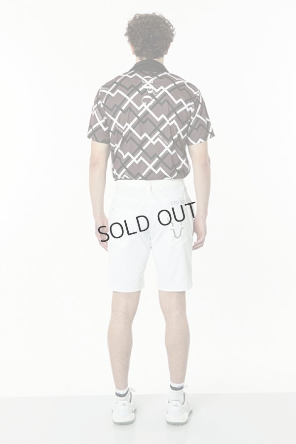 画像3: {SOLD}CPG GOLF シーピージーゴルフ ジオメトリックプリントショートパンツ{-BDS} (3)