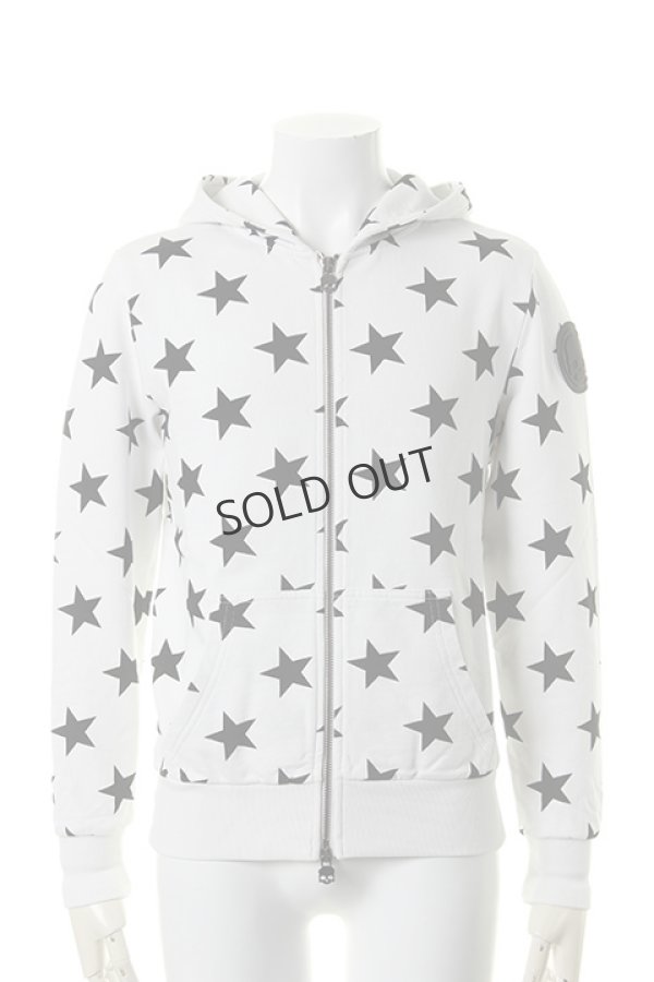 画像1: {SOLD}HYDROGEN ハイドロゲン ALLOVER STARS HOODIE{210-65740001-100-AHS} (1)