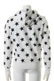 画像2: {SOLD}HYDROGEN ハイドロゲン ALLOVER STARS HOODIE{210-65740001-100-AHS} (2)