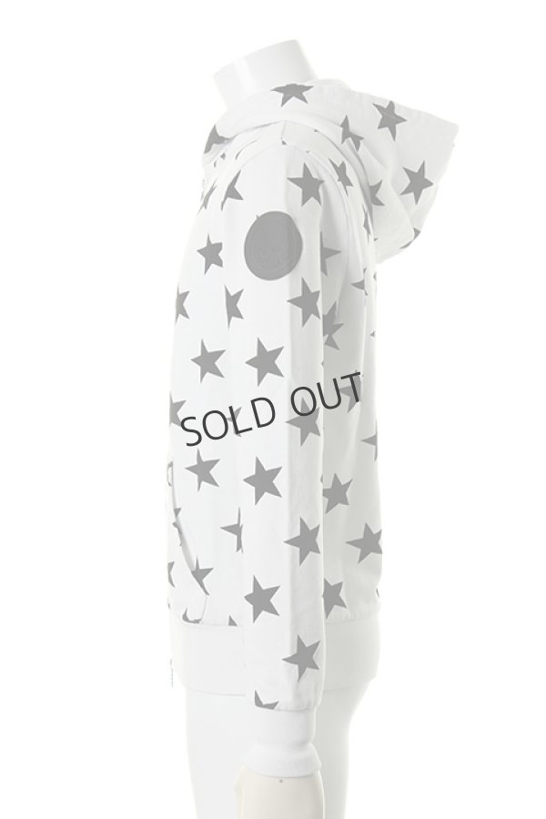 画像3: {SOLD}HYDROGEN ハイドロゲン ALLOVER STARS HOODIE{210-65740001-100-AHS} (3)