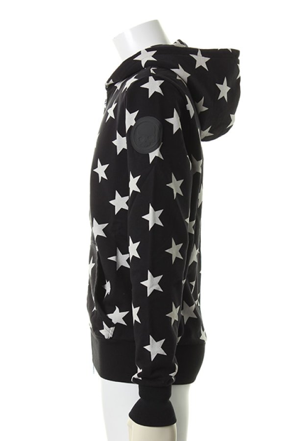 画像3: 【 50%OFF セール47,300円→23,650円】 HYDROGEN ハイドロゲン ALLOVER STARS HOODIE{210-65740001-150-AHS} (3)