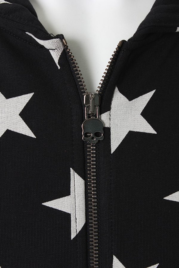 画像4: 【 50%OFF セール47,300円→23,650円】 HYDROGEN ハイドロゲン ALLOVER STARS HOODIE{210-65740001-150-AHS} (4)