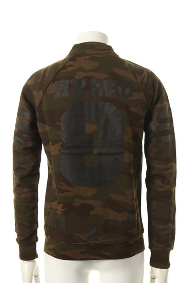 画像2: 【 50%OFF セール52,800円→26,400円】 HYDROGEN ハイドロゲン SUMMER HOCKEY FULLZIP SWEAT{210-82640002-435-AES} (2)