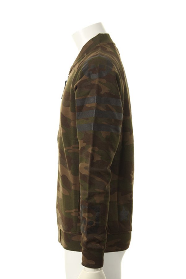 画像3: 【 50%OFF セール52,800円→26,400円】 HYDROGEN ハイドロゲン SUMMER HOCKEY FULLZIP SWEAT{210-82640002-435-AES} (3)