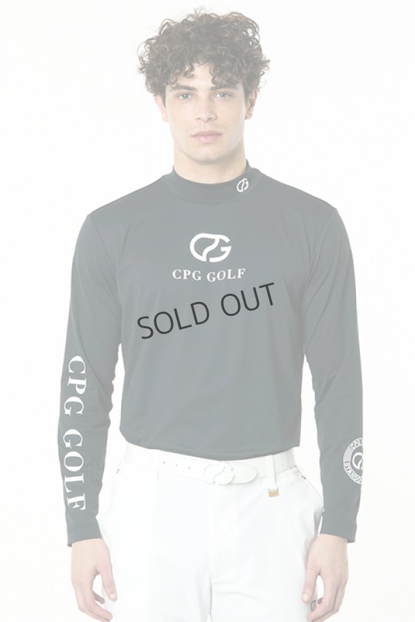 画像1: {SOLD}CPG GOLF シーピージーゴルフ グラフィックモックネックLS（ロングスリーブ）{-BDS} (1)