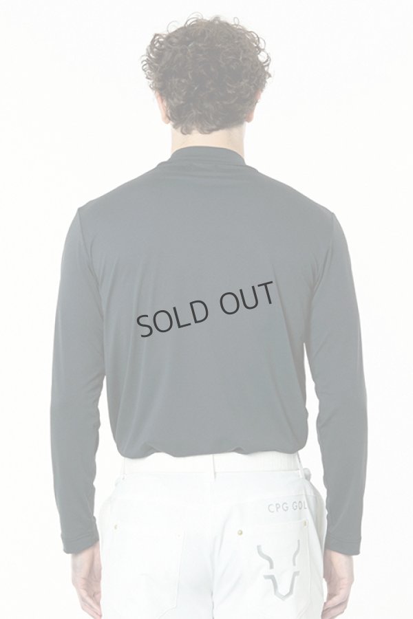 画像2: {SOLD}CPG GOLF シーピージーゴルフ グラフィックモックネックLS（ロングスリーブ）{-BDS} (2)