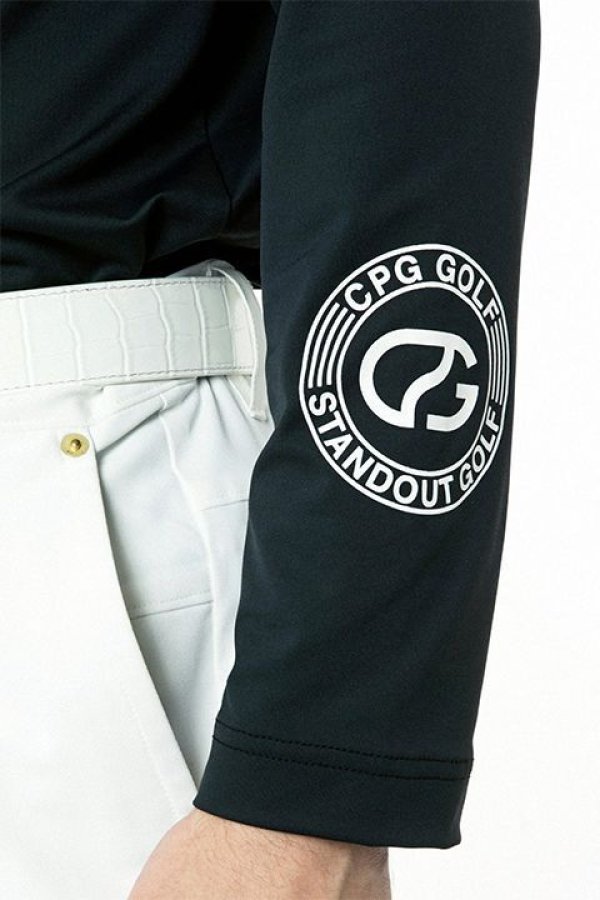 画像5: CPG GOLF シーピージーゴルフ グラフィックモックネックLS(ロングスリーブ){-BDS} (5)