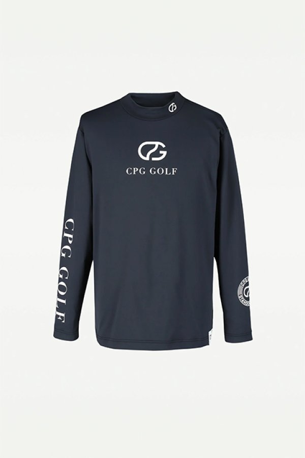 画像6: CPG GOLF シーピージーゴルフ グラフィックモックネックLS(ロングスリーブ){-BDS} (6)