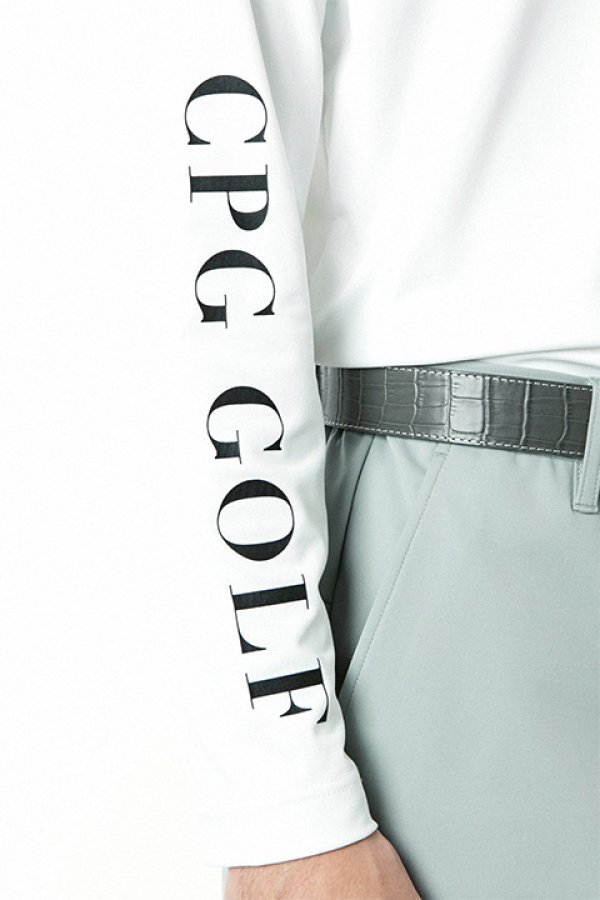 画像4: CPG GOLF シーピージーゴルフ グラフィックモックネックLS(ロングスリーブ){-BDS} (4)