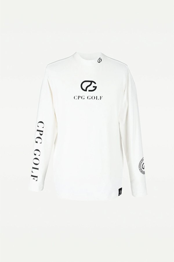 画像6: CPG GOLF シーピージーゴルフ グラフィックモックネックLS(ロングスリーブ){-BDS} (6)