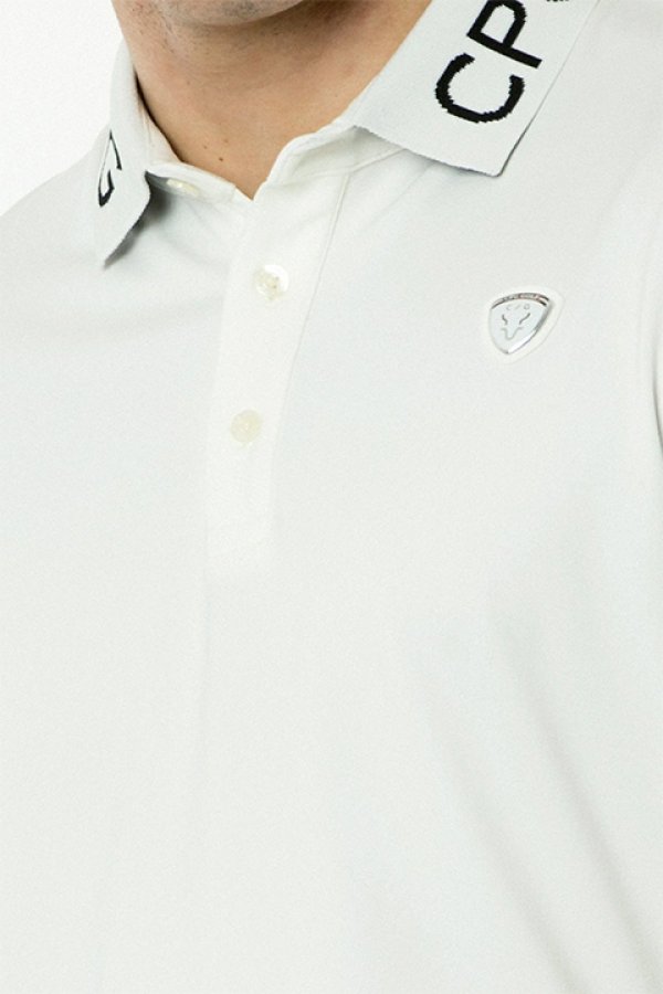 画像3: CPG GOLF シーピージーゴルフ 衿ロゴポロSS(ショートスリーブ){-BDS} (3)