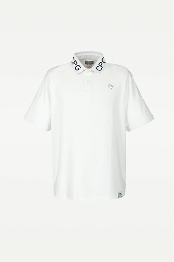 画像4: CPG GOLF シーピージーゴルフ 衿ロゴポロSS(ショートスリーブ){-BDS} (4)