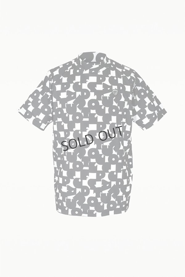 画像5: {SOLD}CPG GOLF シーピージーゴルフ 70’S調タイポグラフィプリントモックネックSS（ショートスリーブ）｜MEN{-BDS} (5)