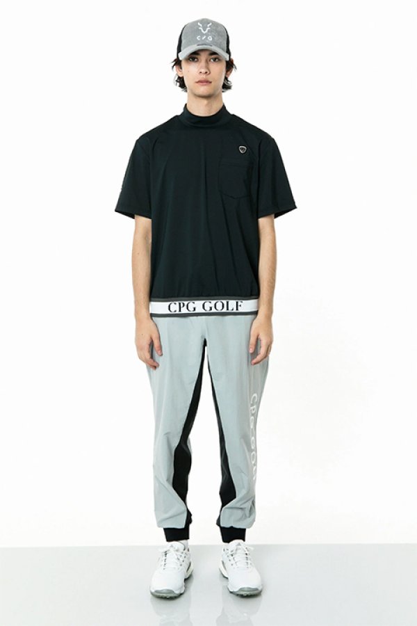 画像6: CPG GOLF シーピージーゴルフ 裾JQテープ付きモックネックSS{-BDS} (6)