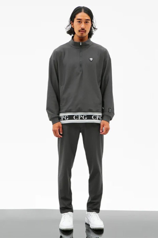 画像4: CPG GOLF シーピージーゴルフ ハイストレッチウォームプルオーバー|MEN{-BDA} (4)