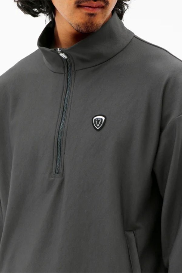 画像5: CPG GOLF シーピージーゴルフ ハイストレッチウォームプルオーバー|MEN{-BDA} (5)