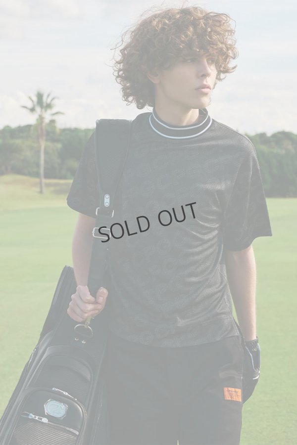 画像1: {SOLD}CPG GOLF シーピージーゴルフ BIAS LOGO MOCK NECK SS | MEN{-BES} (1)