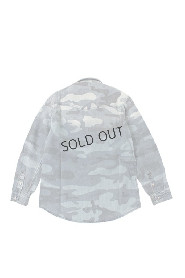 画像2: {SOLD}★KIDS/BABY★ HYDROGEN KIDS ハイドロゲン キッズ MILITARY DENIM AVVOCATO SHIRT{212-31659003-505-AFA} (2)
