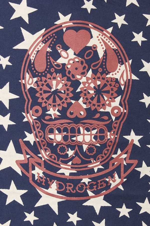 画像4: ★KIDS/BABY★ HYDROGEN KIDS ハイドロゲン キッズ ALLOVER STAR T-SHIRT{212-21741001-510-AFS} (4)