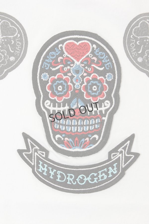 画像4: {SOLD}★KIDS/BABY★ HYDROGEN KIDS ハイドロゲン キッズ LTD ROUND SKULL T-SHIRT{212-21941001-100-AFS} (4)